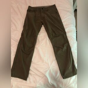 Kuhl vintage patina dye hiking pants olive